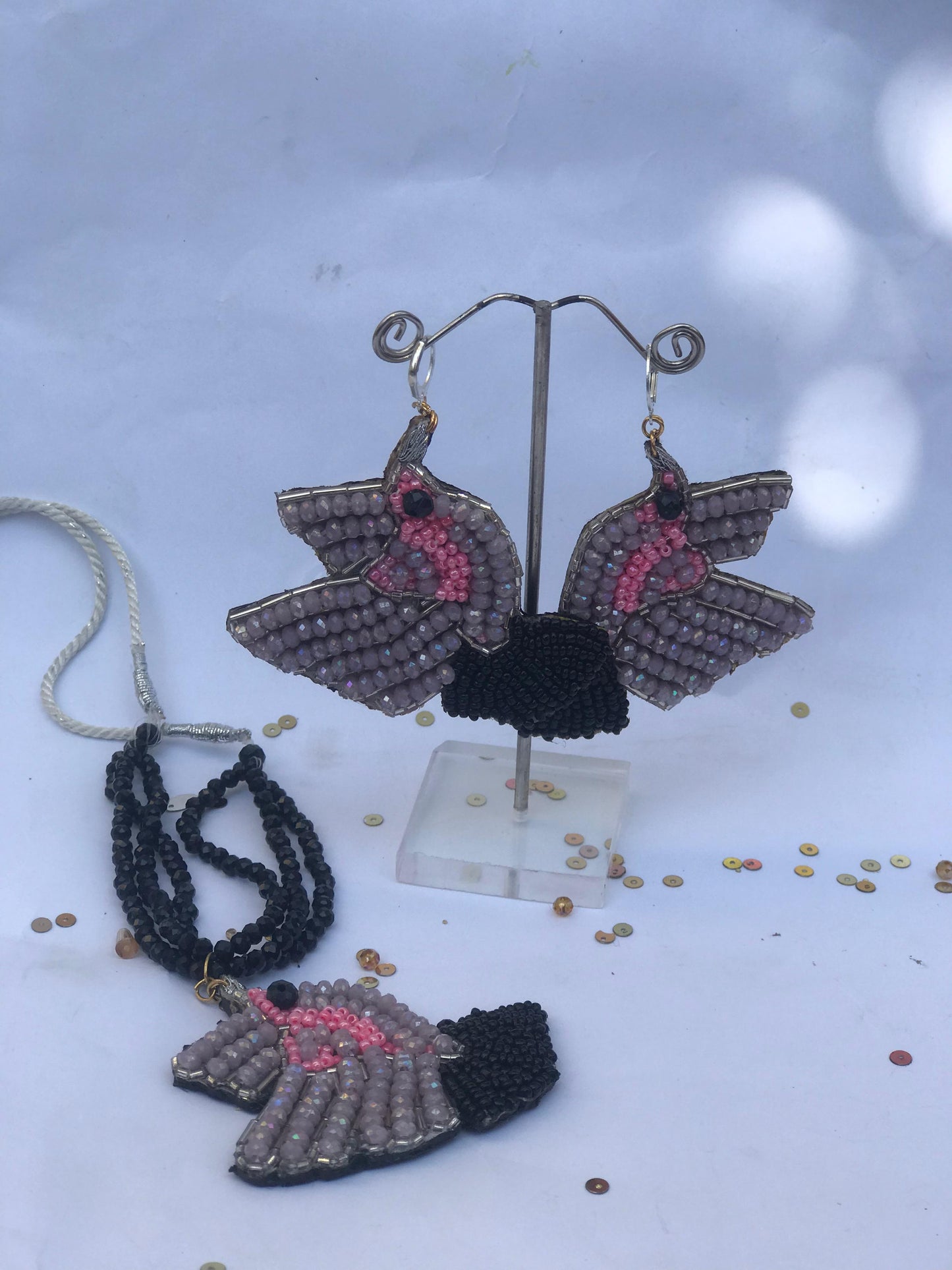 Lavender Flight (Necklace set)