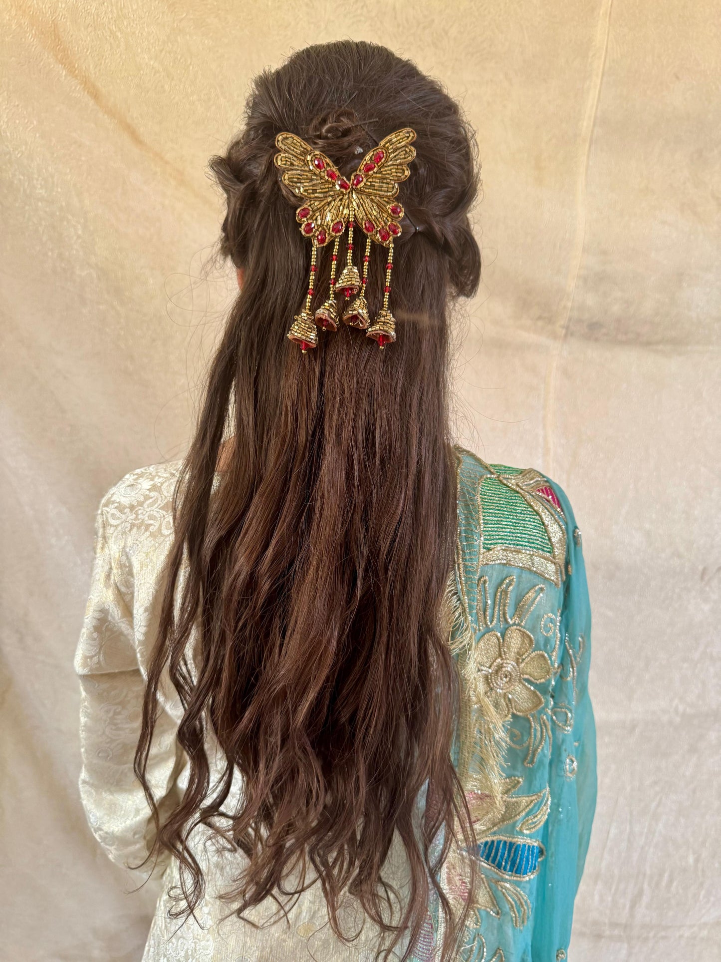 Golden Butterfly Hairpin