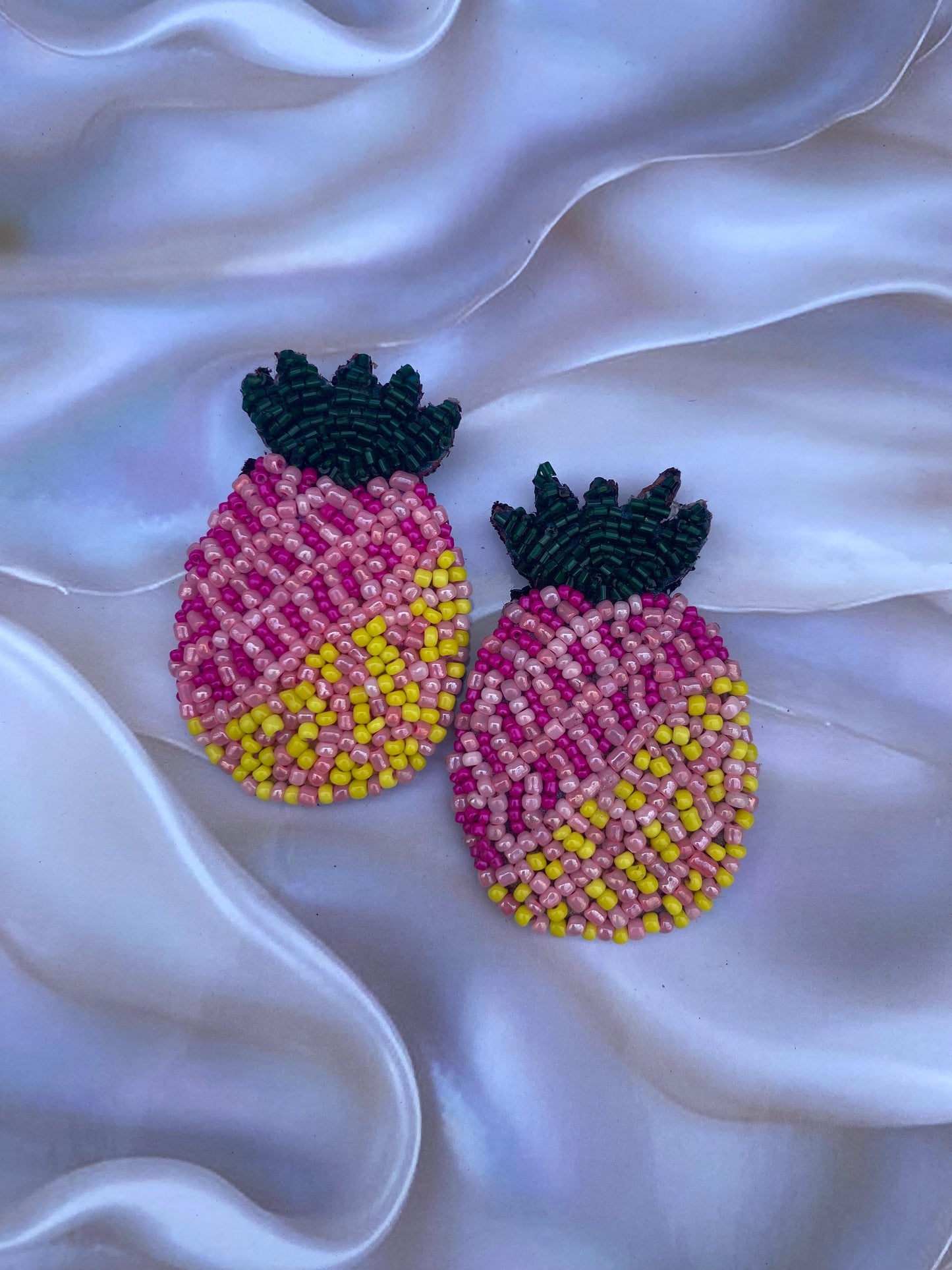 Pineapple charm earrings