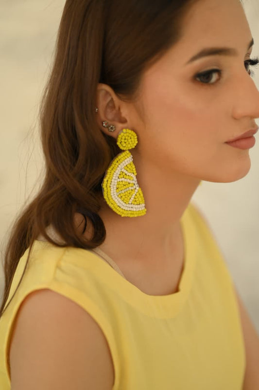Lemon earrings