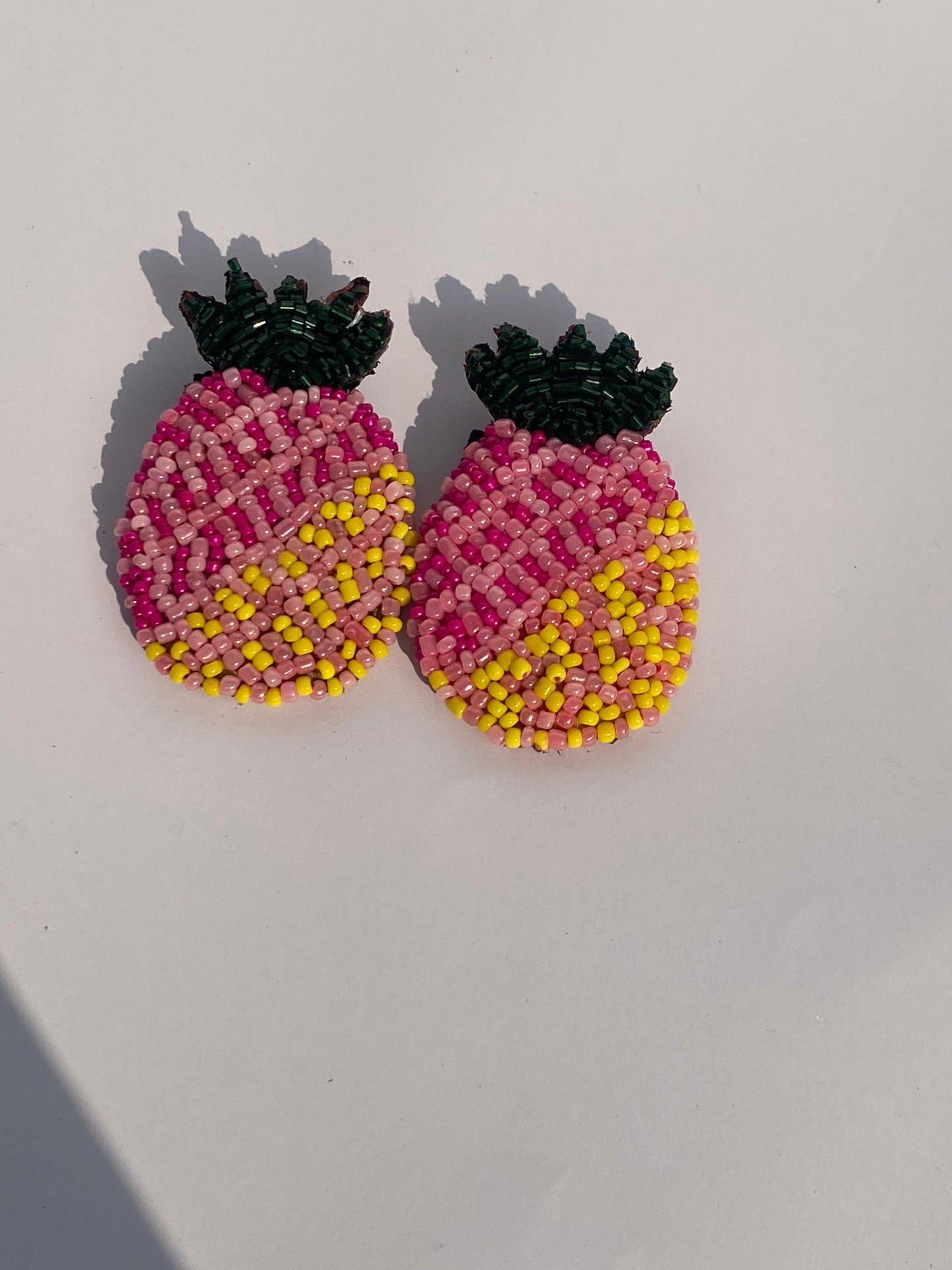 Pineapple charm earrings