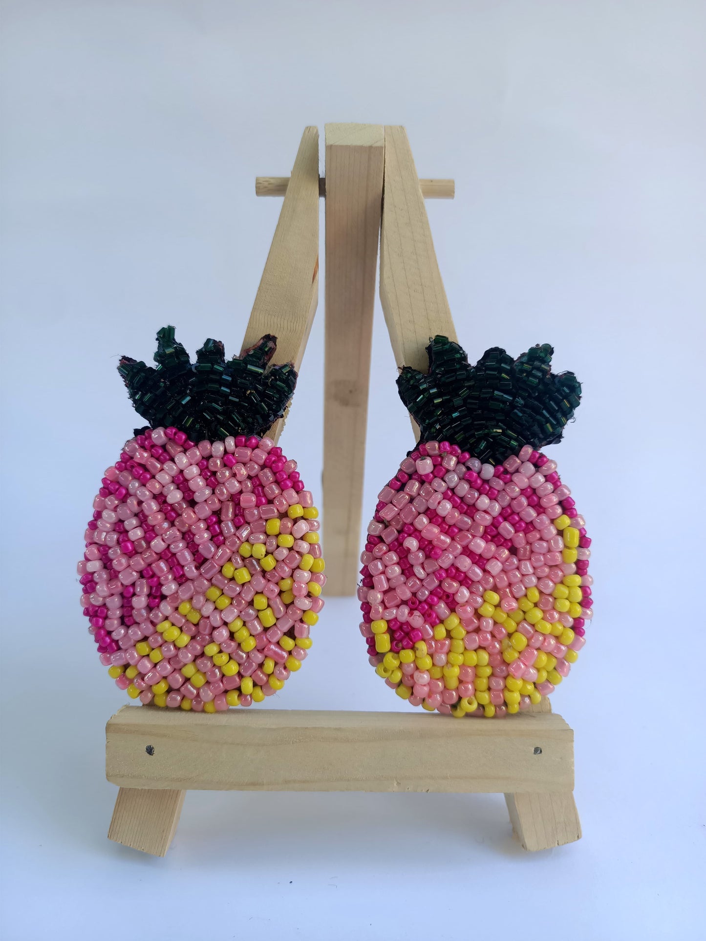 Pineapple charm earrings